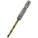 六角軸チタンコーティング鉄ドリル 微短 2.8mm 穴あけサイズ:2.8mm SK11