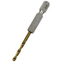 六角軸チタンコーティング鉄ドリル 微短 3.0mm 穴あけサイズ:3.0mm SK11