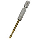 六角軸チタンコーティング鉄ドリル 微短 3.2mm 穴あけサイズ:3.2mm SK11