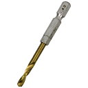 六角軸チタンコーティング鉄ドリル 微短 4.2mm 穴あけサイズ:4.2mm SK11