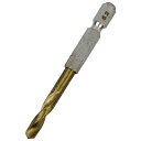 六角軸チタンコーティング鉄ドリル 微短 5.2mm 穴あけサイズ:5.2mm SK11