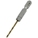 六角軸チタンコーティング鉄ドリル 普通 1.8mm 穴あけサイズ:1.8mm SK11