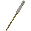 六角軸チタンコーティング鉄ドリル 普通 3.2mm 穴あけサイズ:3.2mm SK11
