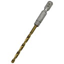 六角軸チタンコーティング鉄ドリル 普通 3.5mm 穴あけサイズ:3.5mm SK11