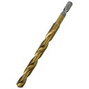 六角軸チタンコーティング鉄ドリル 普通 8.5mm 穴あけサイズ:8.5mm SK11