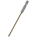 六角軸チタンコーティング鉄ドリル 微長 2.5mm 穴あけサイズ:2.5mm SK11