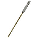 六角軸チタンコーティング鉄ドリル 微長 2.8mm 穴あけサイズ:2.8mm SK11