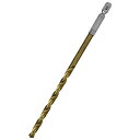 六角軸チタンコーティング鉄ドリル 微長 6.0mm 穴あけサイズ:6.0mm SK11