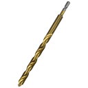 六角軸チタンコーティング鉄ドリル 微長 11.0mm 穴あけサイズ:11.0mm SK11