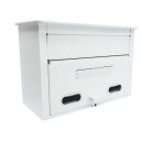 スチールポスト 壁付け DFH-30(W) ホワイト グリーンライフ