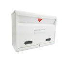 スチールポスト(ホワイト) 壁付け DFH-50(W) ホワイト グリーンライフ