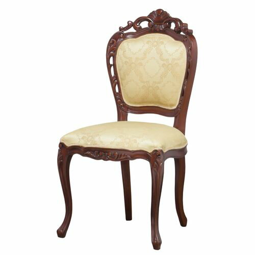 フランシスカ チェアー肘なし 90021 ブラウン W510×D520×H970mm kuroshio