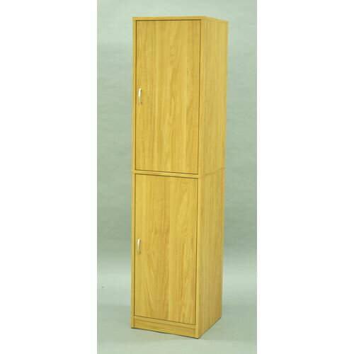 2ドア収納ボックス GTBX-002 NA ナチュラル 39.5x38x166.7cm エイ・アイ・エス