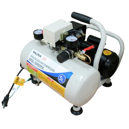 ミニオイルレスエアコンプレッサ MOL-0405PA エアーツール関連 PAOCK