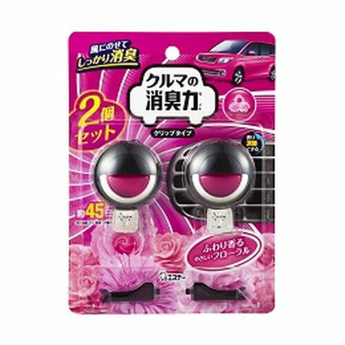 クルマの消臭力 クリップタイプ 2P フローラル 16033 フローラル 消臭力