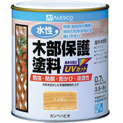 水性木部保護塗料 0．7L とうめい とうめい カンペハピオ