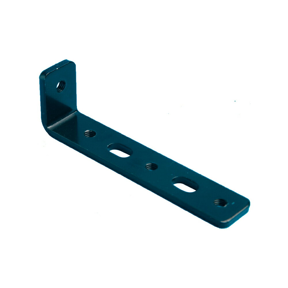 特厚金折 鉄黒カチオン塗装 (長穴＋M5タップ穴) 25x85 長穴M5タップ穴 25x85