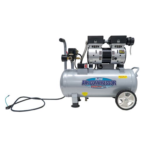 静音オイルレス アルミ製エアーコンプレッサー PCR2110 21L プロスタイルツール