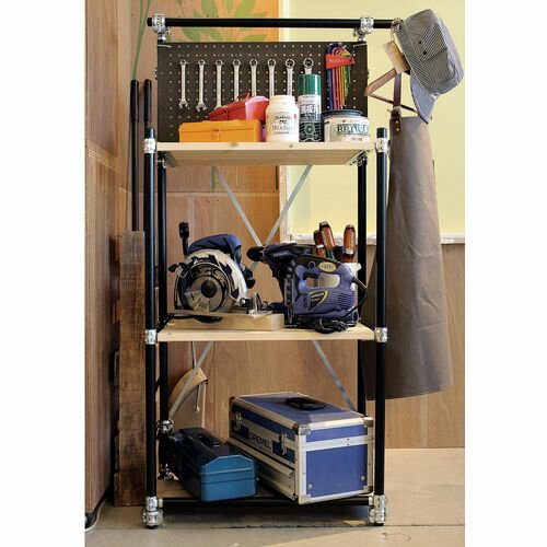 アルミパイプ 黒 AST-001 1000mm 25φ ブラック 1000mm WAKI 3