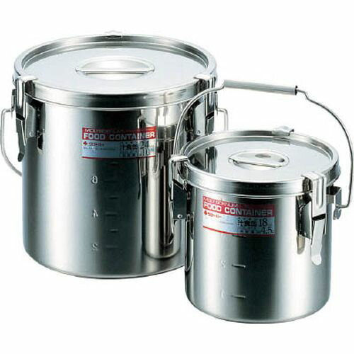 モリブデンステンレスタンク 蓋付 MST18_3181 4.5L 内径:180mm スギコ(4.0)