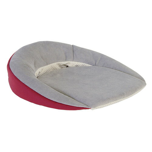 仙骨サポート座布団 (側面レッド 座面ライトグレー) K-SSZ-154 marubishi