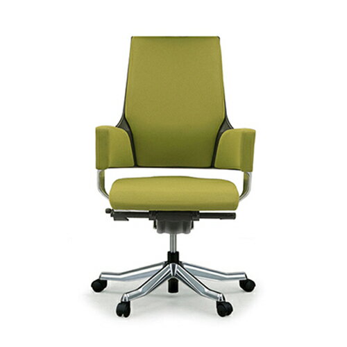 DELPHIII オフィスチェア ミドルバック 布 オリーブ 137104 オリーブ ミドルバック MERRYFAIR