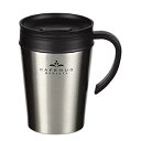 カフェマグバリスタ 真空蓋付マグカップ400(ミラー) HB-3987 ミラー 400 パール金属