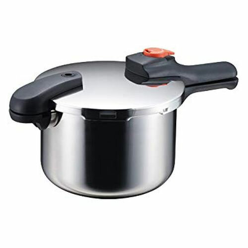 節約クック ステンレス製圧力切替式片手圧力鍋 H-5437 5.5L パール金属