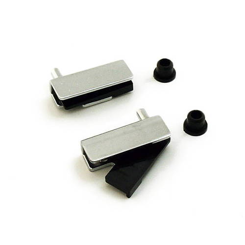 Z-965 ガラスヒンヂ クローム 2個入 00071965-001 ハイロジック