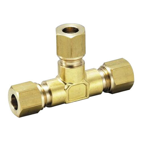 銅管用リングジョイント 三方リングチーズ RTZ-0206 1/4x6mm フローバル