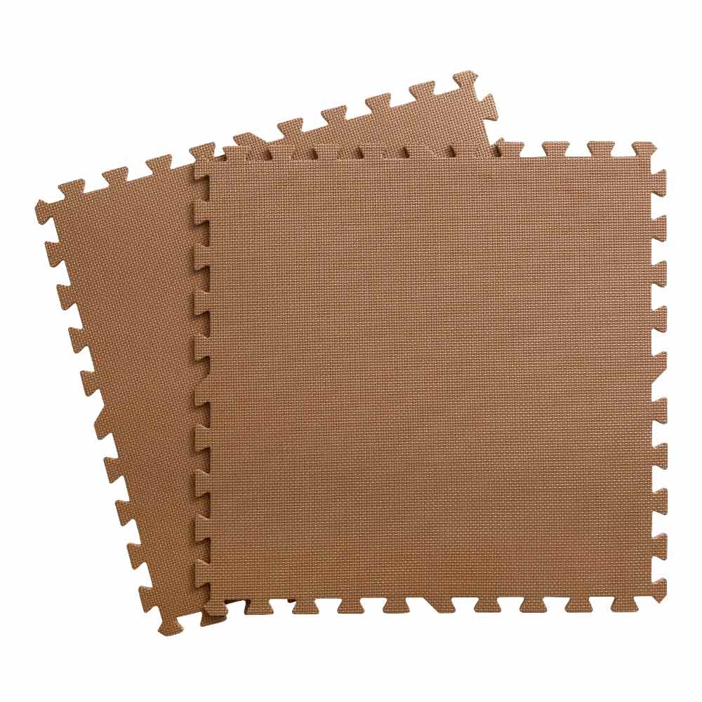 セッティングしやすい大判サイズのジョイントマット64枚タイプ ●衝撃を吸収するEVA樹脂だから防音効果や保温効果があります。 ●安心して使える低ホルムアルデヒド商品。 ●水洗いできるから、汚れても安心。 ●レイアウトしやすいサイドパーツ付き...