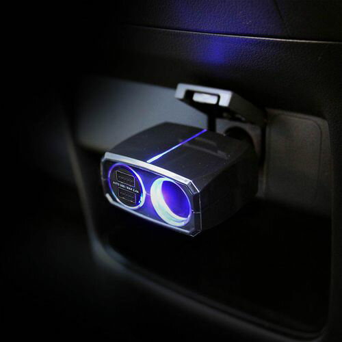 �����쥯�ȥ����å� 2��С����֥�USB��ưȽ�� 2.4A KX200 ������ҥ������