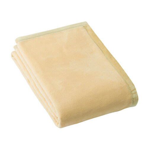 ダクロン毛布 ファルベ ダブル ロングサイズ クリーム 35008 山甚物産