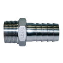 ステンレス製 ホースニップル SUS304系 VCH-S13-12 1in1/2x39.5mm フローバル
