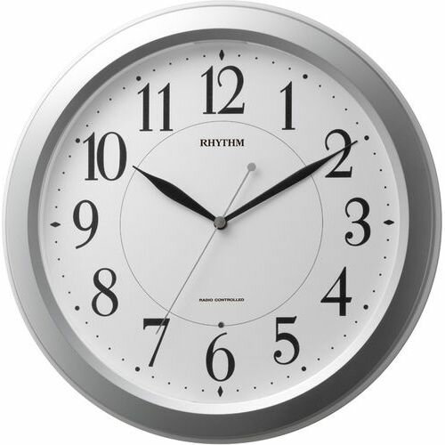 電波掛け時計 ピュアライトM26 4MYA26SR19 リズム