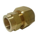 冷媒用フレアージョイント ロー付ハーフユニオンN付 FM FM-33 N付 FL3/8x9.52mm フローバル