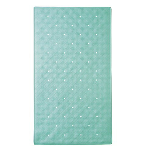 浴室内バスマット YM001 グリーン 幅395×奥行695×高さ5mm Tacaof