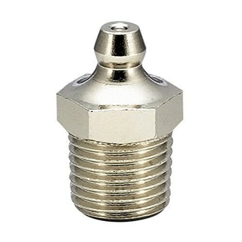 黄銅メッキ付グリースニップル A型 NGA-6075K(100個入) M6xP0.75 フローバル