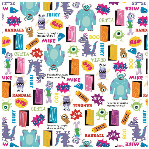 ピクサーふすま紙 NTLX-010f モンスターズインク2 92cm×182cm 2枚入り アサヒペン