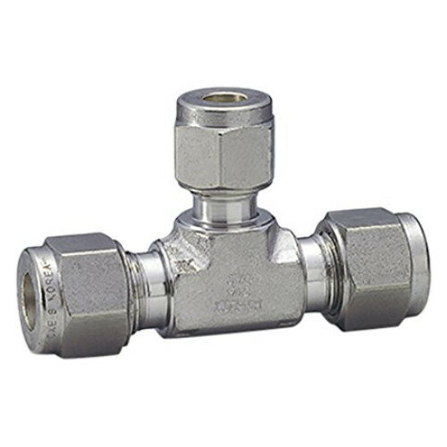 チューブ継手 異径ユニオンチーズ ミリサイズ CTR 10M-8M 10mm ハイロック社(韓国)