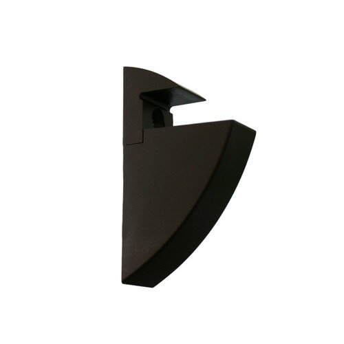 98476 クリップシェルフ 板厚18mm用 チョコ 1個入 00098476-001 ハイロジック