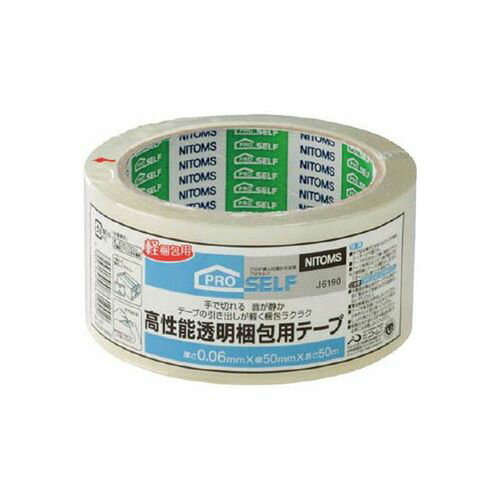 高性能透明梱包用テープ 50mmx50m 30P J6190 ニトムズ