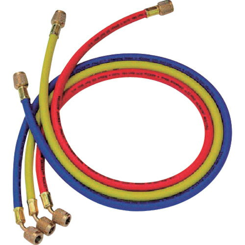 R407C等用チャージングホースプラス2 152cm 3本 Y21985 イエロージャケット