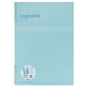 エアーWリングノート NW-A403B-B ブルー A4/B罫 ロジカル