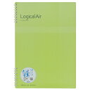 エアーWリングノート NW-A403S-G グリーン A4/方眼 ロジカル