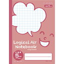 エアーノート/フェイス柄/方眼5mm HB5-H504-P ピンク セミB5 ロジカル