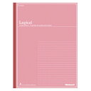 FSC-MXノート/B5ワイド/30枚 COC-ノ-B501WA レッド A罫 ロジカル