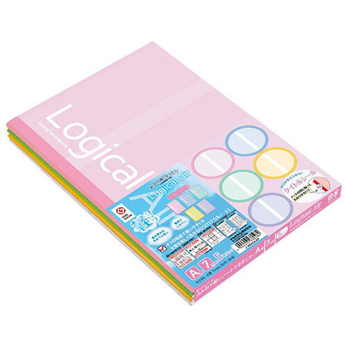 エアーノート/セミB5/ペールトーン/30枚/5P ノ-B585A-5P A罫 ロジカル