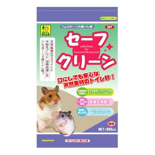 ●素材は、畜産動物などの整腸作用の促進や環境改善の用途にも使用されている天然鉱物のゼオライトと木粉とを粉砕、ブレンド・加熱し、その他の添加物を一切使用せずに、ハムスター等の小動物の生体に合わせたサイズの球状にしました。 ●内容量:900cc...