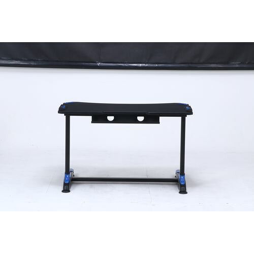 不二貿易 GAMINGDESKイージー01 38131 ブルー|家具・インテリア 家具・収納用品 デスク・チェア パソコンデスク [3]